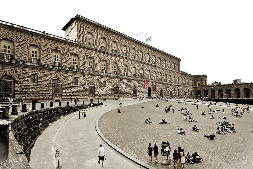 Piazza Pitti antica